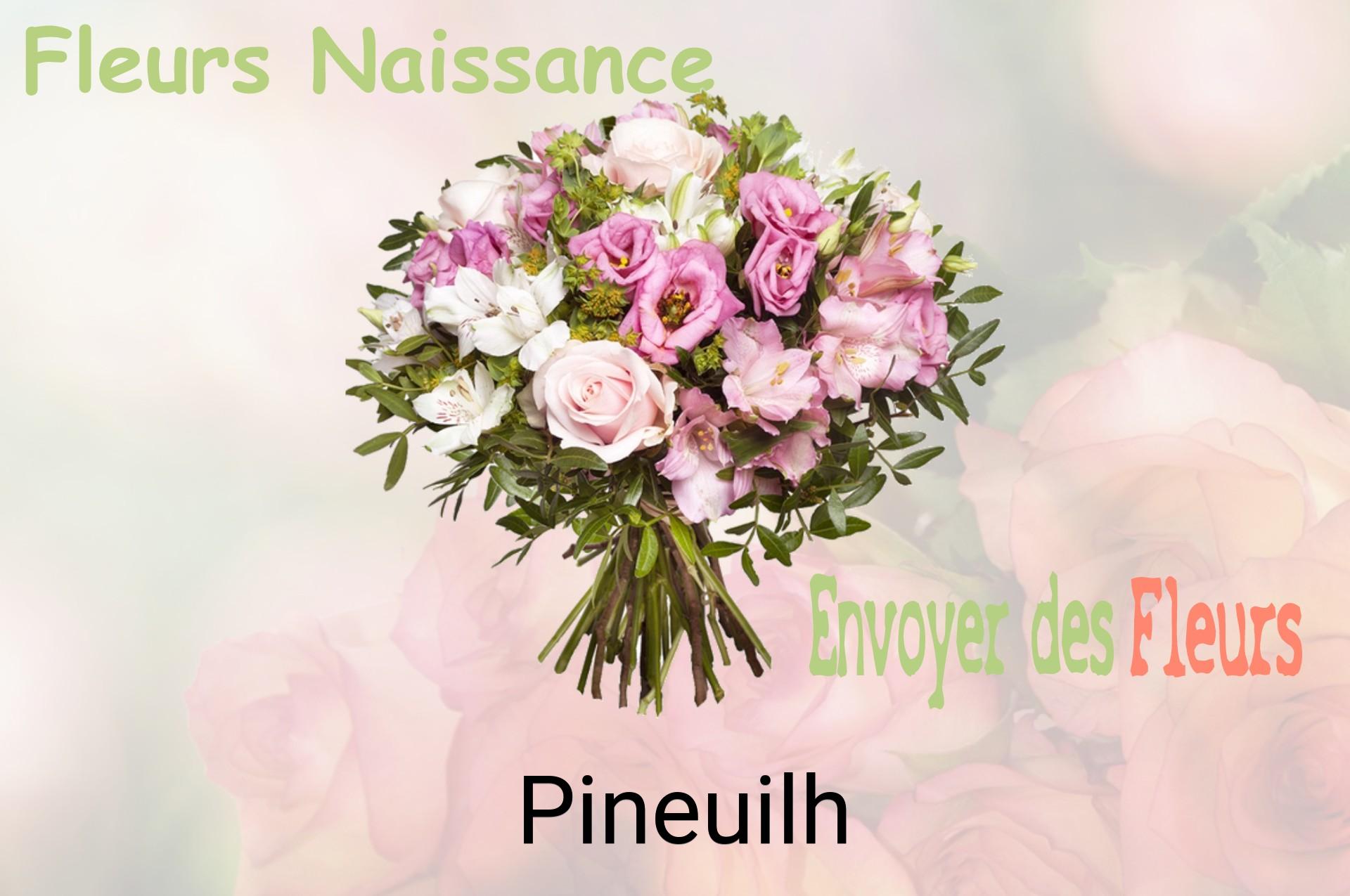 Bouquet de fleurs de naissance livré à Pineuilh
